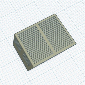 1/12 Scale AC Window Unit STL File: Dollhouse Diorama (Digital Download)
