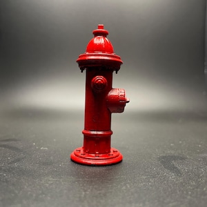 1:12 Scale 3D Printed fire hydrant for Dioramas and Miniatures - fire hydrant - Made to Order