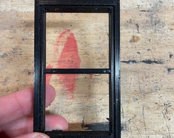 Two Panel Window – 1/12 Scale – Raw Unpainted Physical Piece for Dioramas