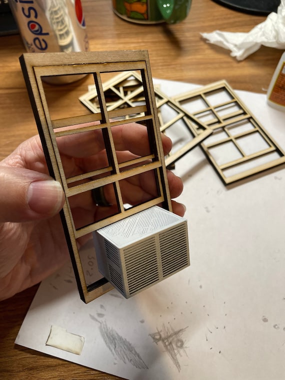 1/12 Scale AC Window Unit STL File for 3D Printing Dollhouse - Etsy UK