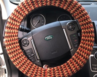 Pumpkin Spice Steering Wheel Cover