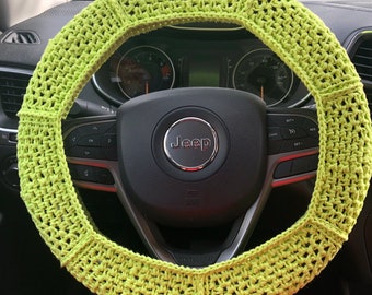 Green Lights Only Steering Wheel Cover