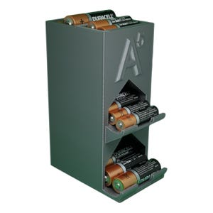 AA and AAA Battery Dispenser for Storage image 4