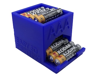 Batterijdoosje voor AAA-batterijen met FIFO-opslagcontainer