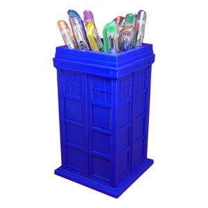 Police Telephone Box Stationery Holder: A Timeless Organizing Solution