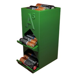 AA and AAA Battery Dispenser for Storage image 7