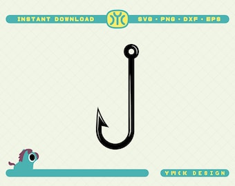 Fish Hook SVG | Fishing Hook svg | Bass Fishing svg | Fisherman svg | SVG files For Cricut