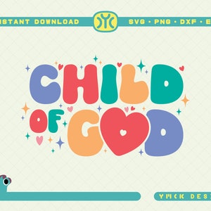 Eu sou um filho de Deus SVG | Fé SVG | SVG cristão | Versículo da Bíblia svg | SVG bacana | SVG ondulado | SVG retrô | Arquivos SVG para Cricut