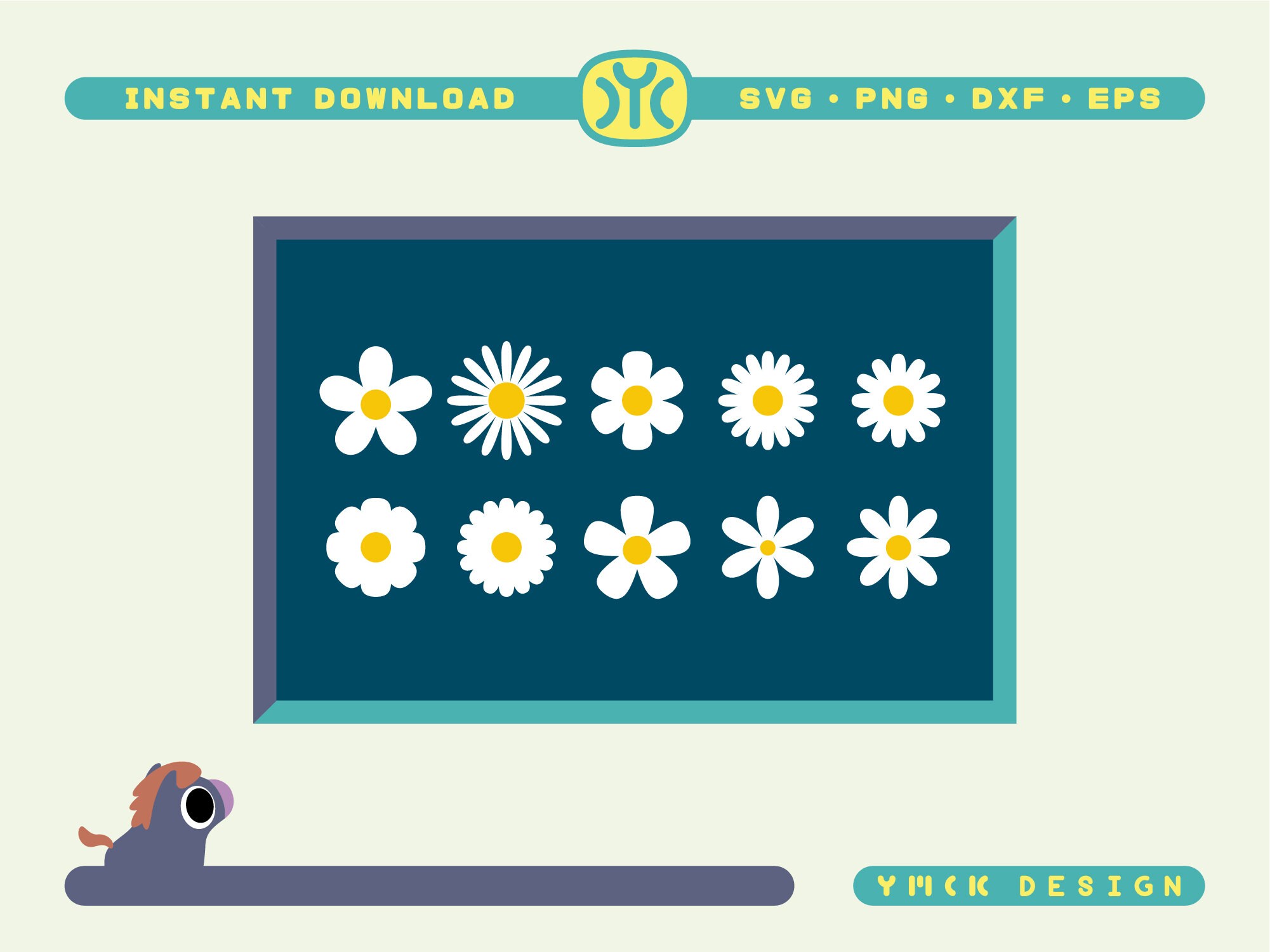 Daisy SVG Spring Daisy Svg Spring Summer Svg Daisy Flower Svg Floral