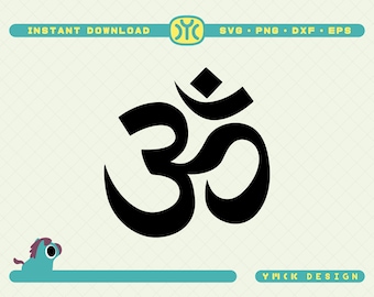 OM Zeichen SVG | Yoga Zeichen svg | Yoga svg | Meditation svg | Namaste svg | SVG-Dateien für Cricut