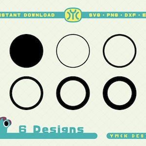 Circle Frame SVG | Circle SVG | Circle Outline svg | Circle Frame svg | Round Frame | Circle monogram | SVG Files For Cricut