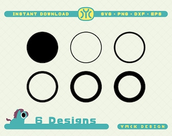 Circle Frame SVG | Circle SVG | Circle Outline svg | Circle Frame svg | Round Frame | Circle monogram | SVG Files For Cricut