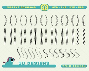 Baseball Stitches SVG | Baseball svg | Baseball Laces svg | SVG Files For Cricut