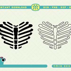 Skeleton Heart SVG | Skeleton Love svg | Skeleton svg | Halloween svg | Valentines Day svg | Spooky svg | Bones svg | Love svg