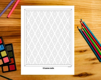 Download Quilt Coloring Page Etsy
