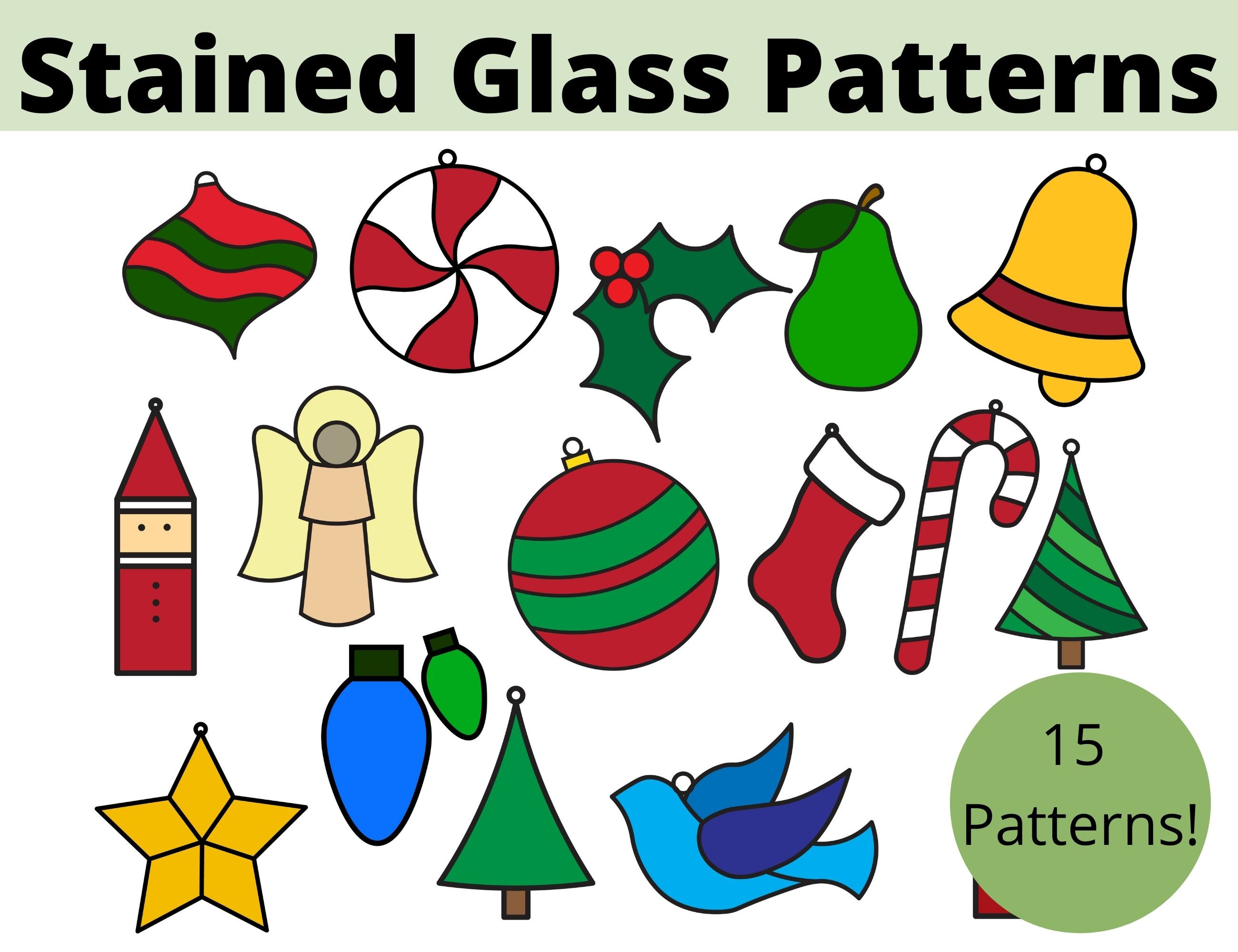 Easy Stained Glass Etsy Uk