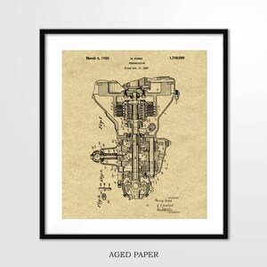 Ford Patent Print 1930 Ford CAR TRANSMISSION Poster - Etsy