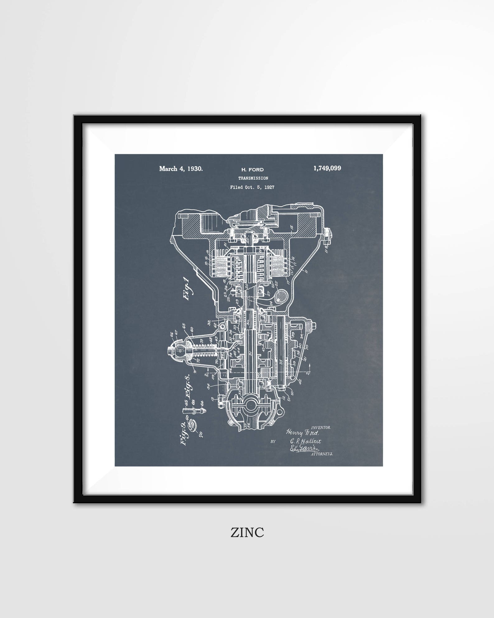 Ford Patent Print 1930 Ford CAR TRANSMISSION Poster - Etsy