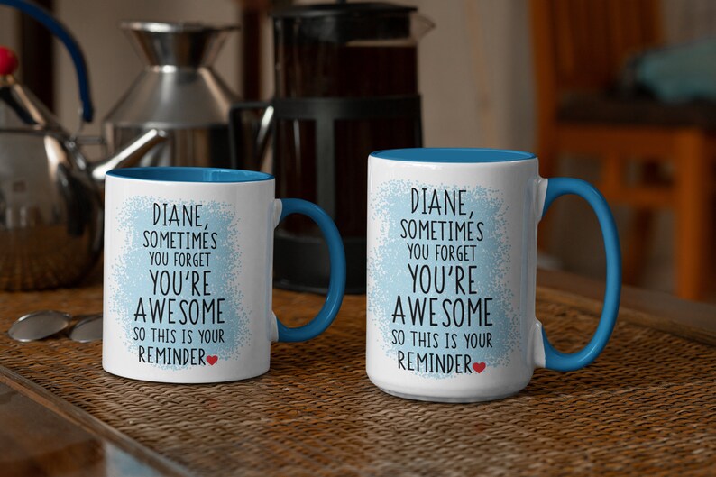 Personalized you're Awesome Mug Custom Sizes & Colors Available
