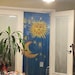 Sun and Moon Beaded curtain / room dividers / Beaded door curtain / Bamboo beaded curtains for doorways / curtain for window