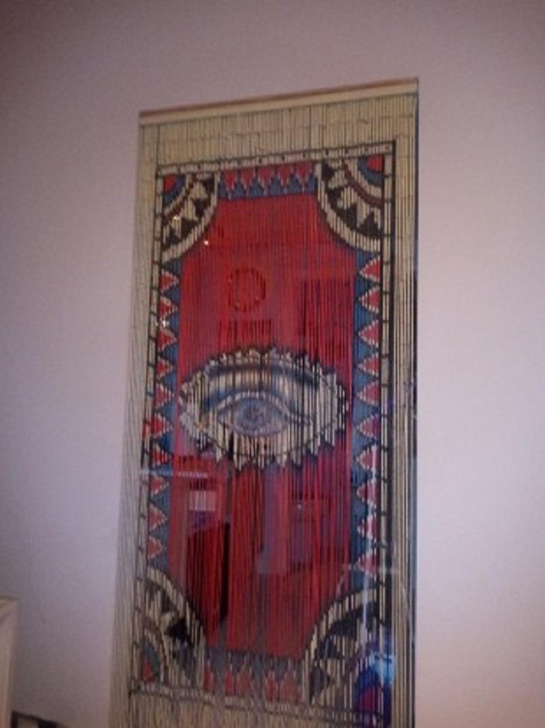 The Eye Beaded Curtain / Closet Curtain / the Summer Beaded Etsy