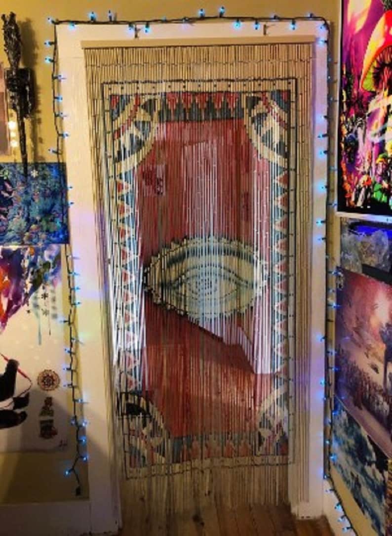 The Eye Beaded Curtain / Closet Curtain / the Summer Beaded Etsy