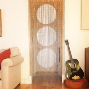 Triple Dots Beaded curtain / closet curtain / The summer Beaded door curtain / Bamboo beaded curtains for doorways / curtain for window