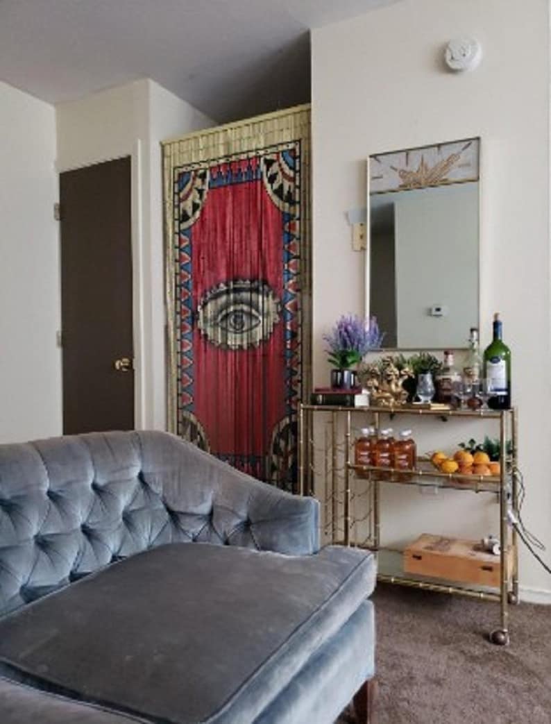 The Eye Beaded Curtain / Closet Curtain / the Summer Beaded Etsy