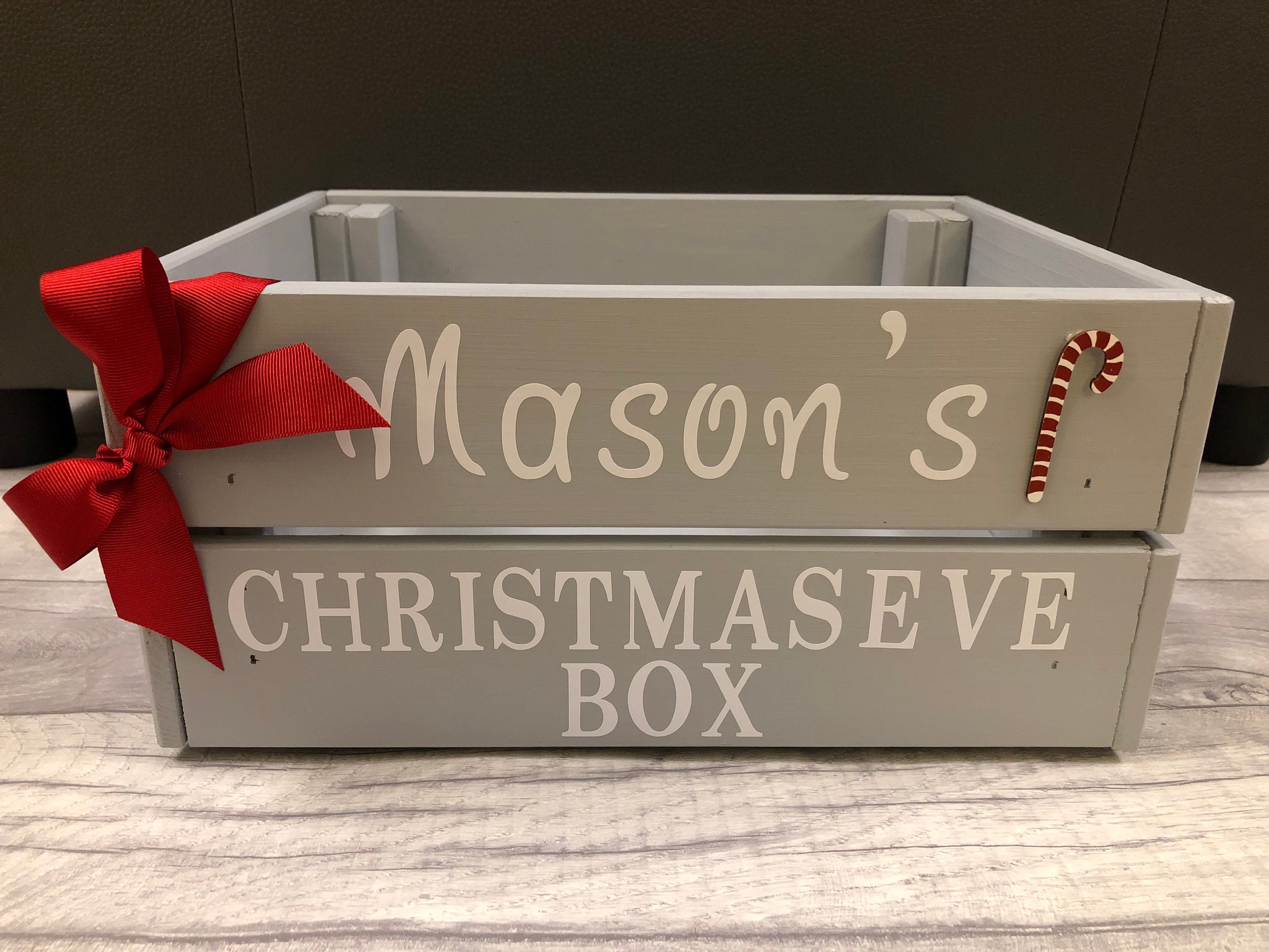 Personalised Christmas Eve Crate/Box Gift Christmas Eve Etsy