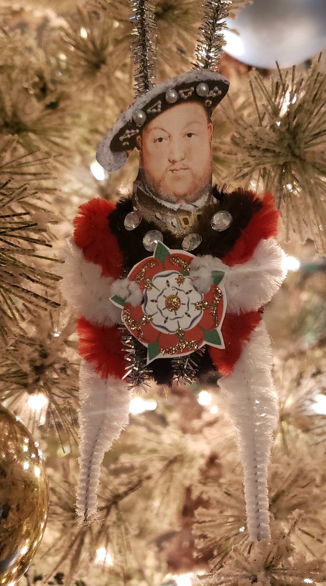 King Henry VIII and his Six Wives Ornaments Vintage Style | Etsy