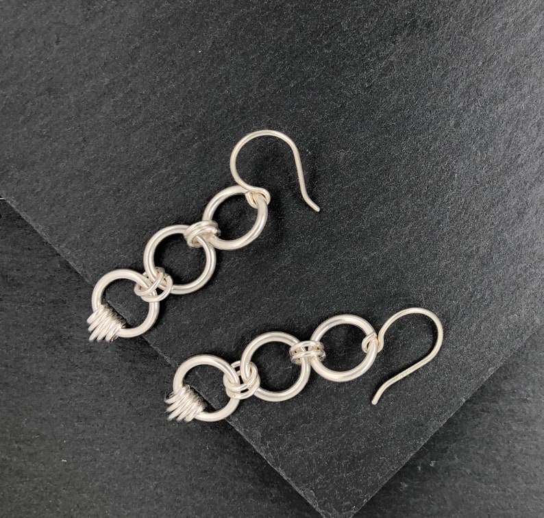 Sterling Silver Ear Wires Handmade Jewelry Hoop Dangle Earrings