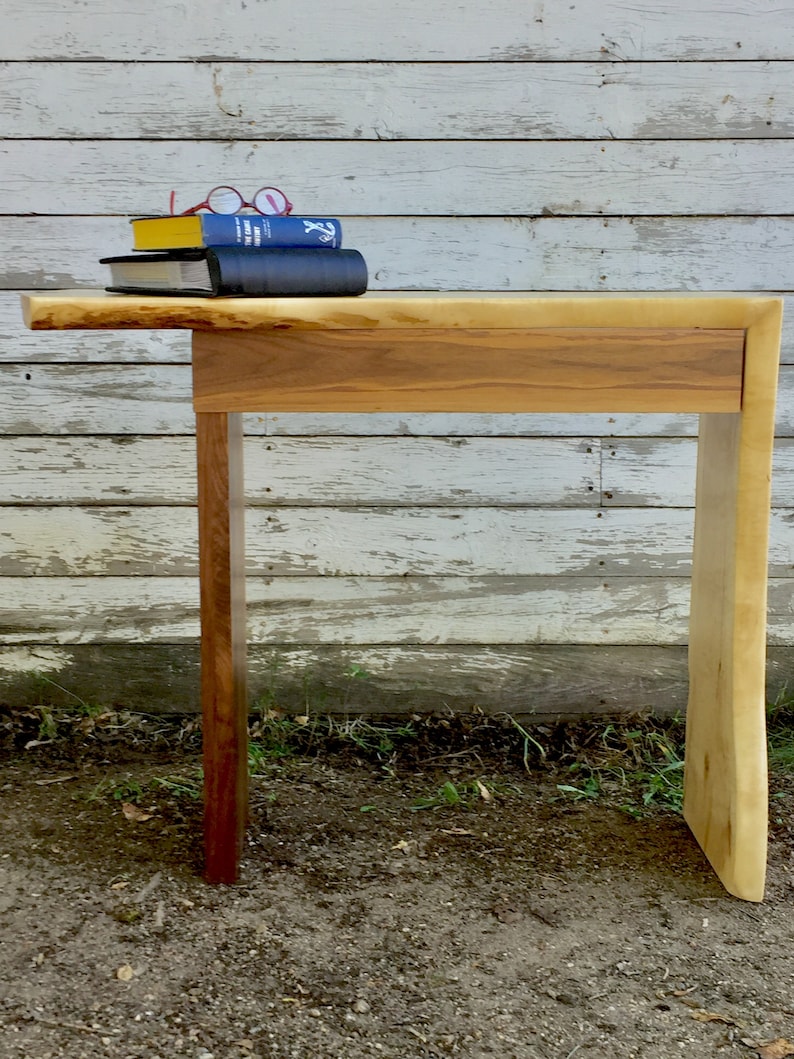 Live Edge Sofa Table Rustic Sofa Table Sofa Table Rustic Etsy Canada