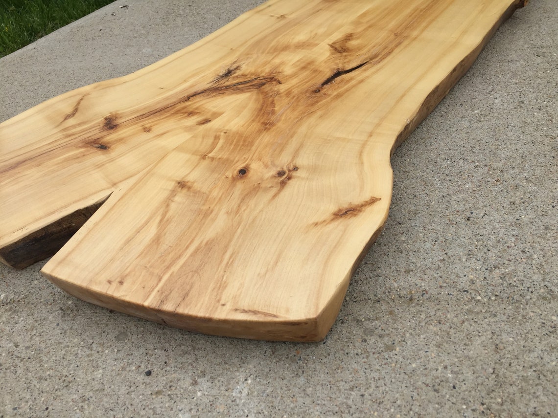 Live Edge Slab Book Matched Live Edge Wood Slab Wood Slab Etsy Canada