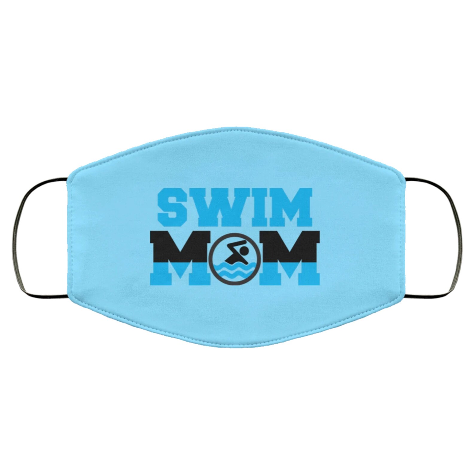 Swim Mom Face Mask / Swimming Face Mask / USA Swim Team Face Etsy