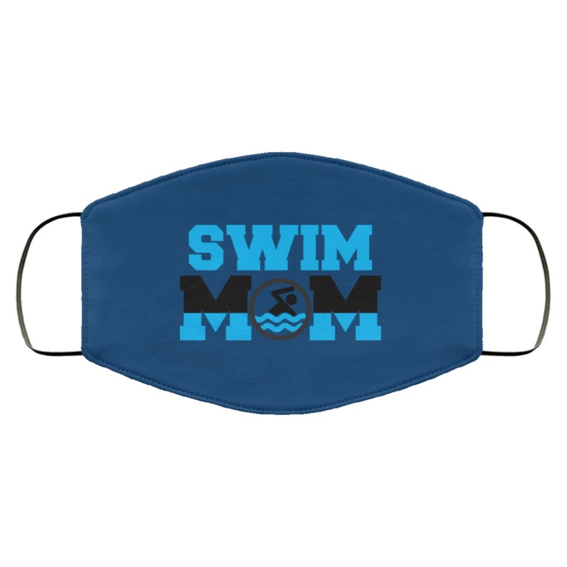 Swim Mom Face Mask / Swimming Face Mask / USA Swim Team Face Etsy