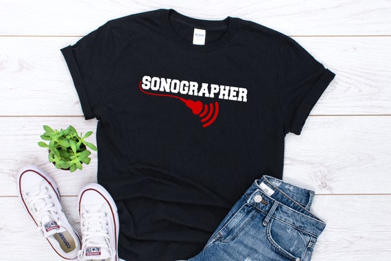 Funny Sonographer Ultrasound Tech Technician Gifts T-shirt 2 | Etsy