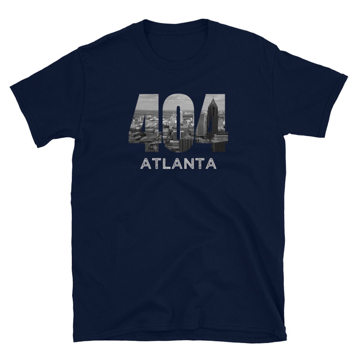 City skyline area code 404 downtown atlanta georgia souvenir etsy