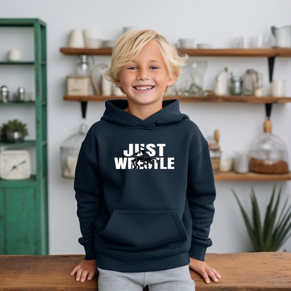 Sudadera con capucha de lucha libre juvenil Sudadera de lucha libre juvenil Just Wrestle Freestyle Wrestling Attire Gift para ninos luchadores Etsy Mexico