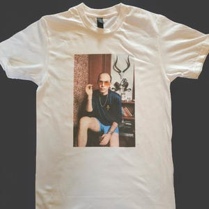 Hunter S. Thompson Fear and Loathing White T-shirt sizes available S-3XL