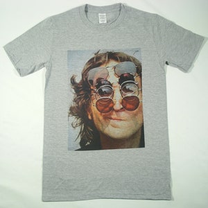 John Lennon Grey T-shirt sizes available S-3XL