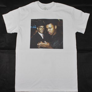Malcolm X and Muhammad Ali White T-shirt sizes available S-3XL