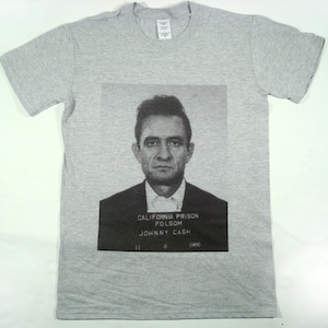 Johnny Cash mugshot T-shirt sizes available S-3XL