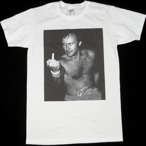 Phil Collins White T-shirt sizes available S-3XL