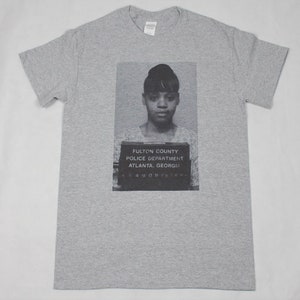 Lisa 'left Eye' Lopez TLC Mugshot Grey T-shirt Sizes - Etsy