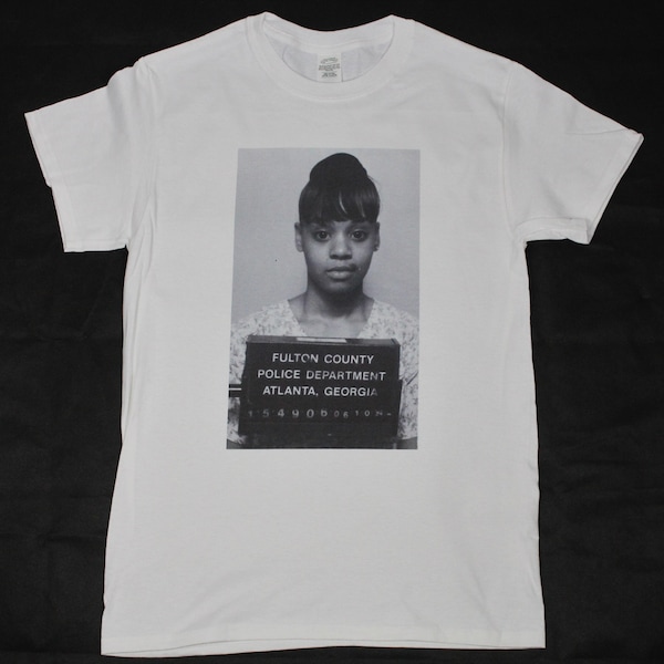 Lisa 'Left Eye' Lopez TLC mugshot White T-shirt sizes available S-3XL