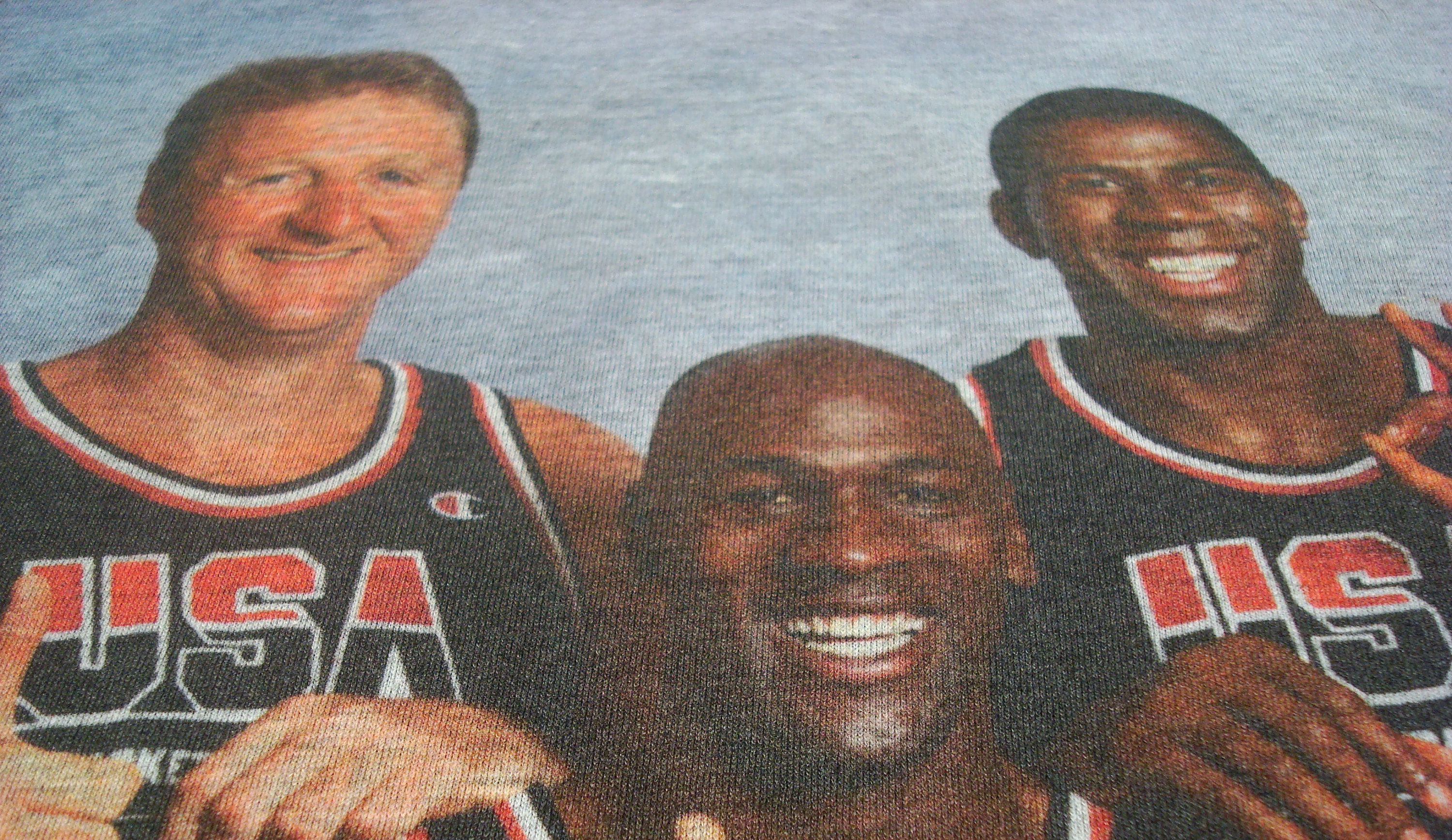 Michael Jordan Magic Johnson & Larry Bird White T-shirt Sizes 