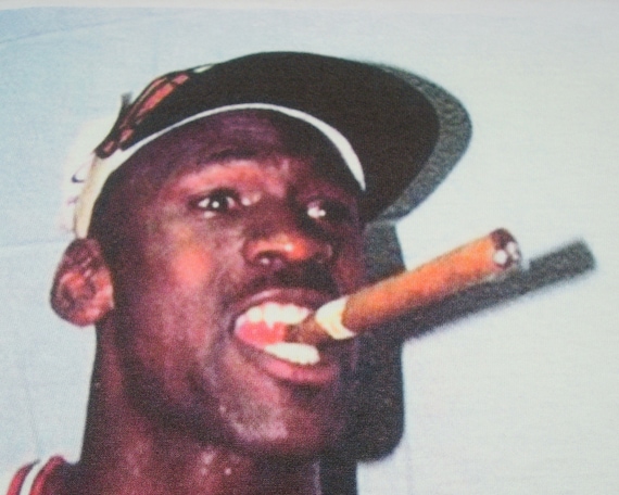 Michael Jordan Smoking Cigar Shirt