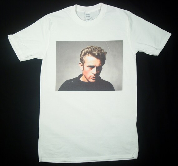 James Dean White Tshirt sizes available S3XL Etsy