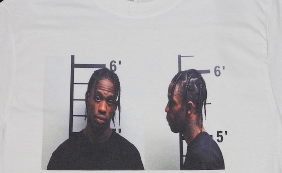 travis scott mugshot shirt