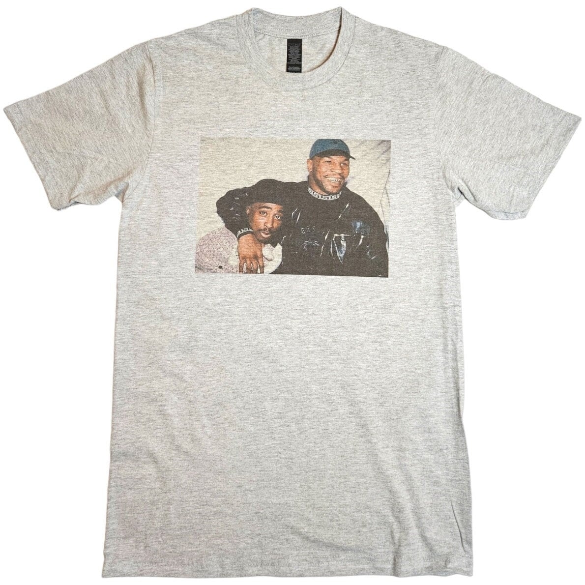 Mike Tyson and Tupac Shakur 2pac Grey T-shirt Sizes